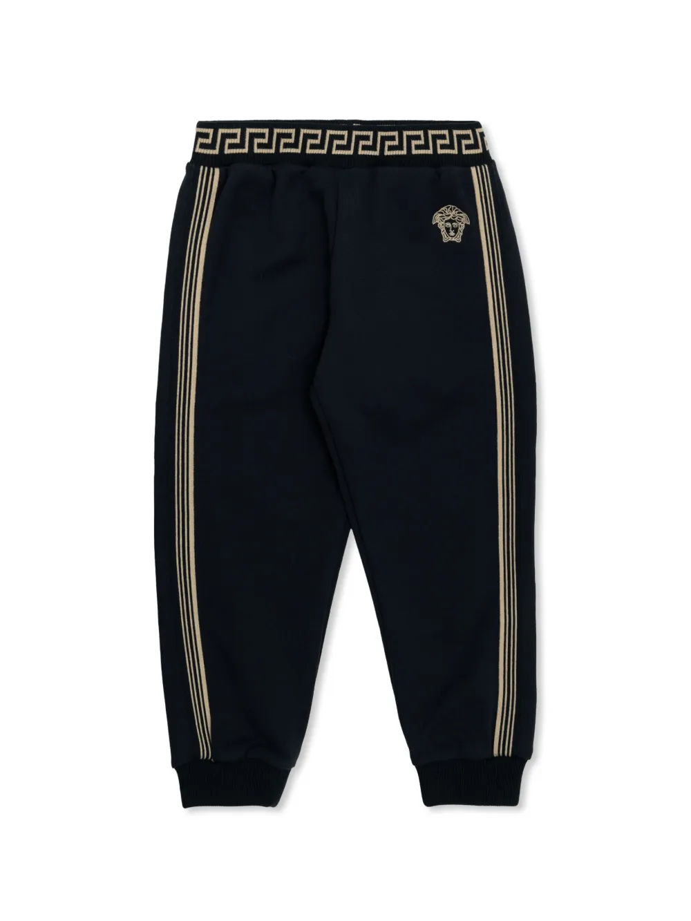 

Спортивные брюки с декором Greca Versace Kids, синий