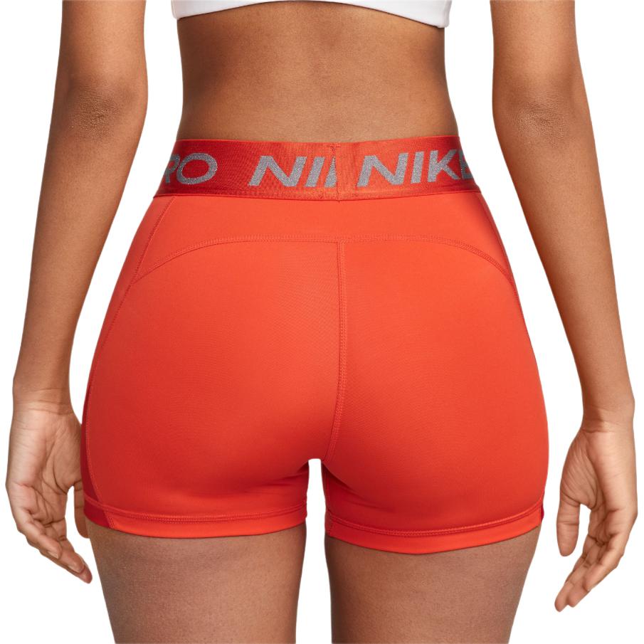 Женские шорты для спорта ProShine Dri FIT Orange Nike, оранжевый — фото 3