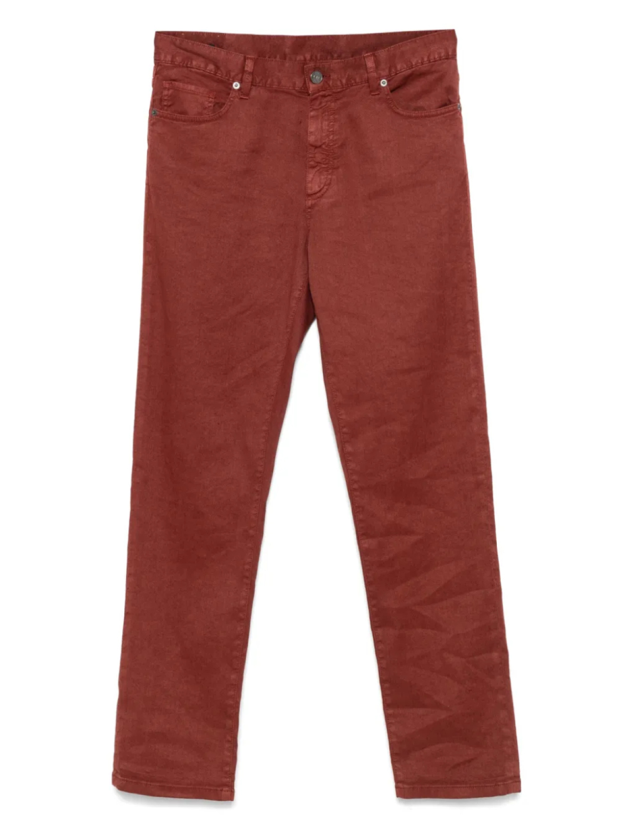 

Джинсы с нашивкой-логотипом Zegna, красный
