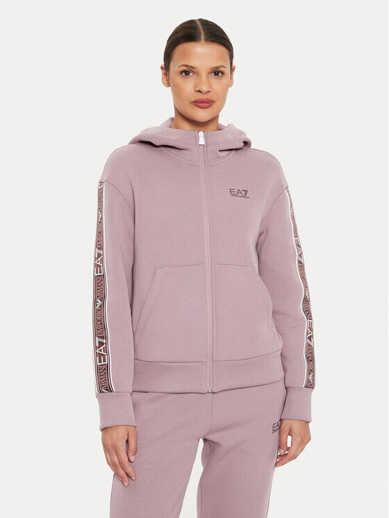 

Толстовка regular fit Ea7 Emporio Armani, розовый