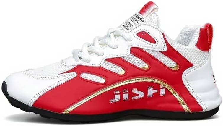 

Мужские повседневные спортивные кроссовки Solastride больших размеров, нескользящие, износостойкие, легкие, удобные и модные, красный