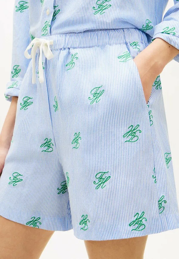 Шорты с принтом Tommy Hilfiger, Script Ithaca Blue Spell — фото 4