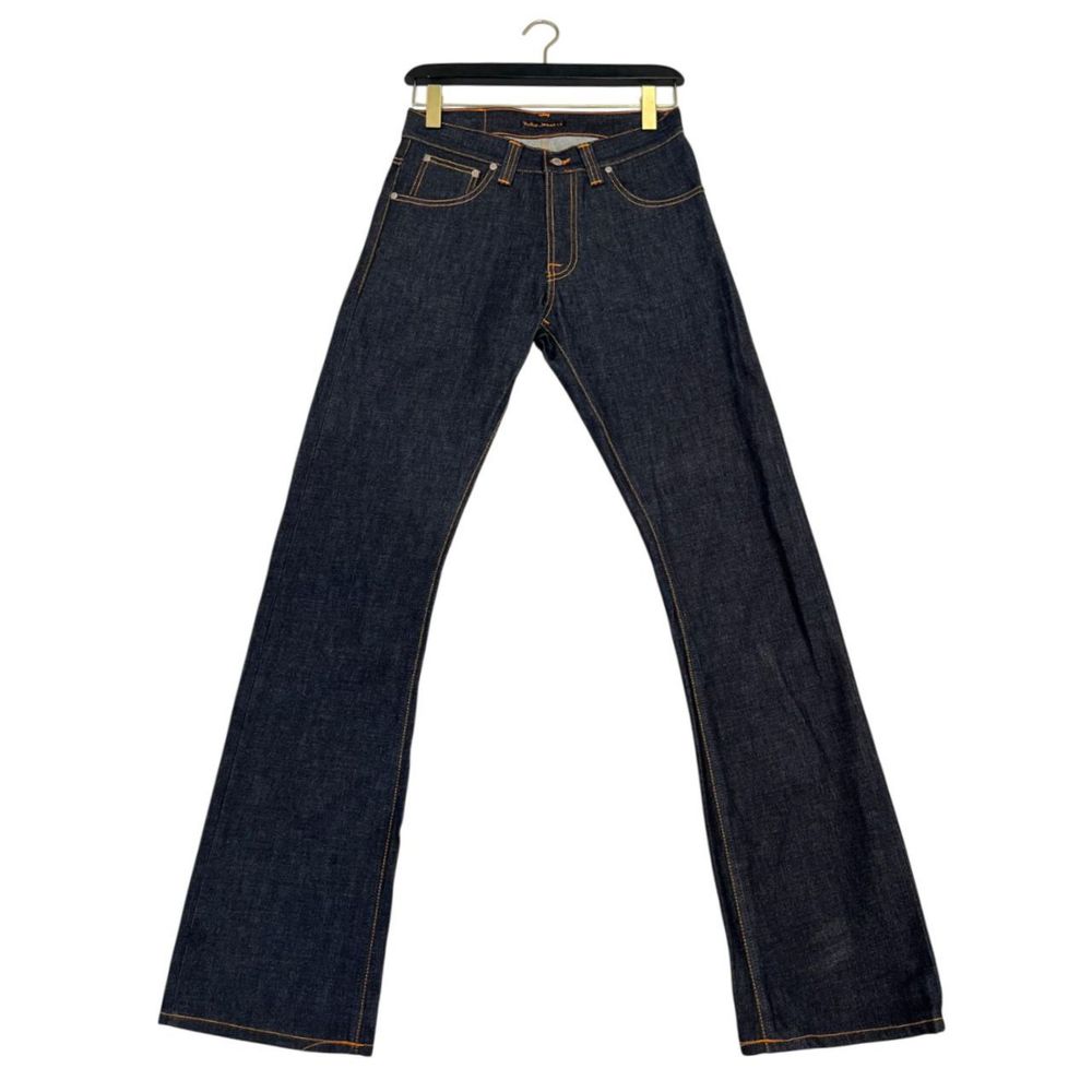 

Джинсы и брюки из хлопка Nudie Jeans для мужчин, синий