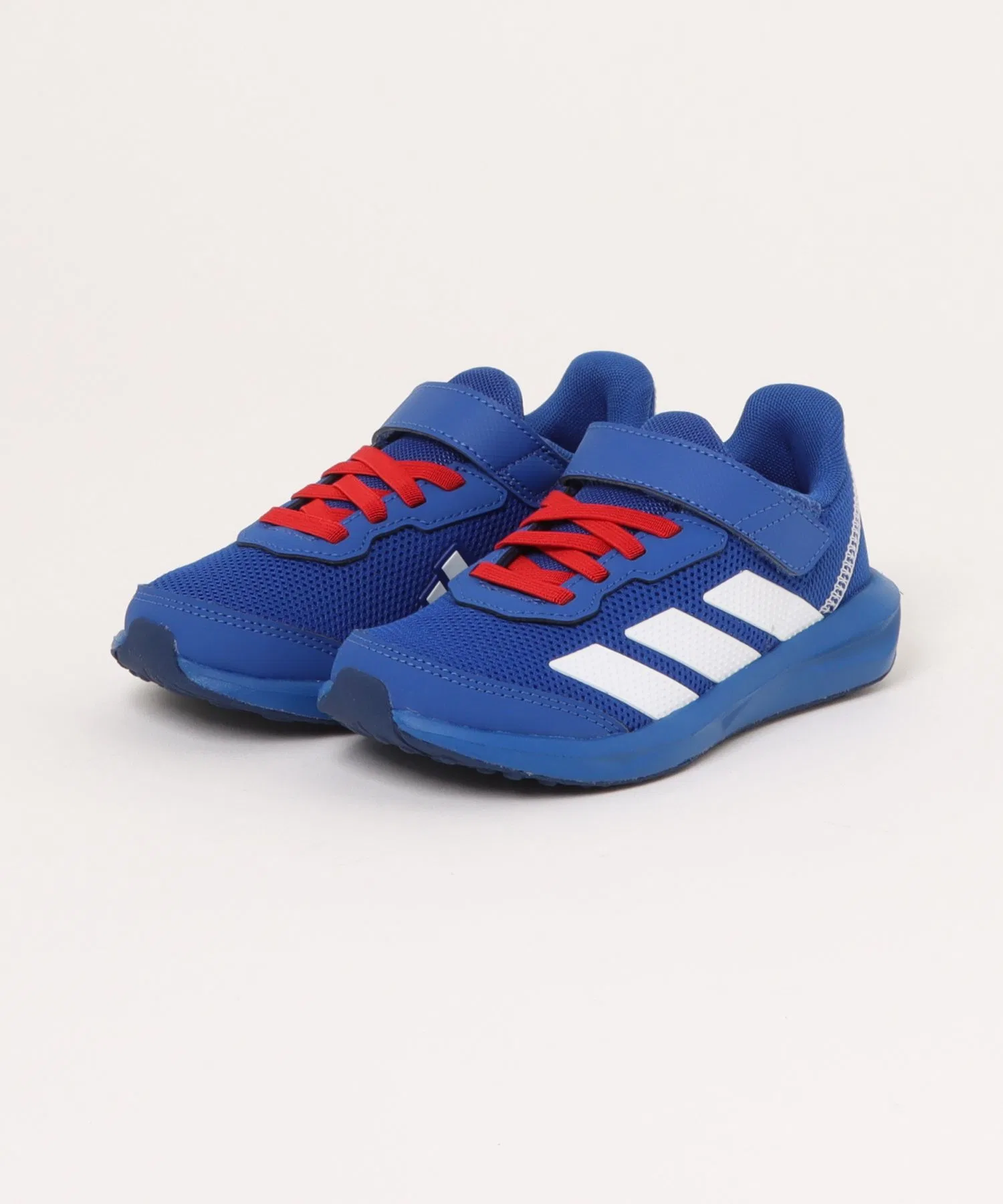 Детские кроссовки adidas FAITO EL K лёгкие, с липучками, синие