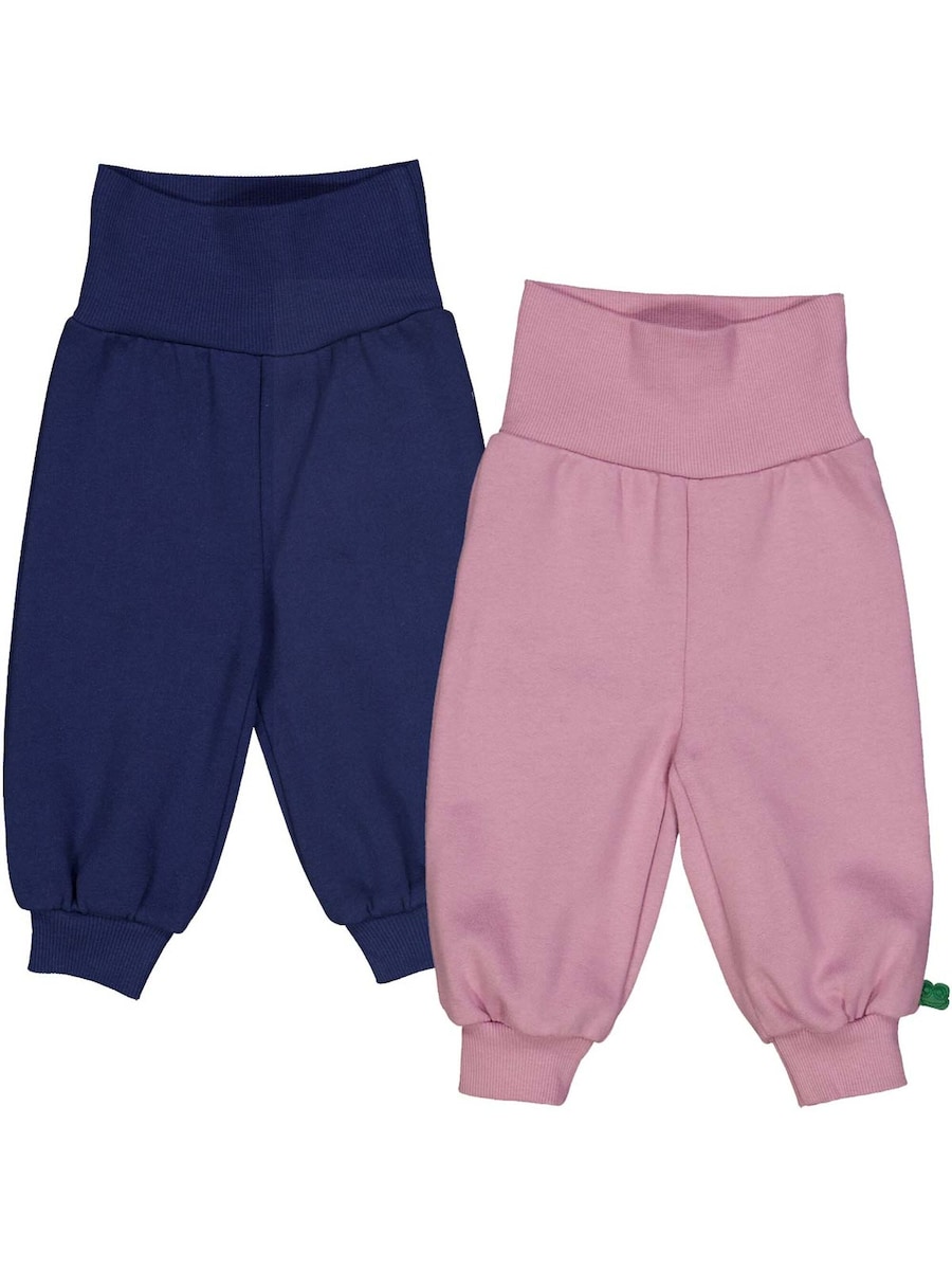 

Зауженные брюки Fred's World by GREEN COTTON, темно-синий/розовый