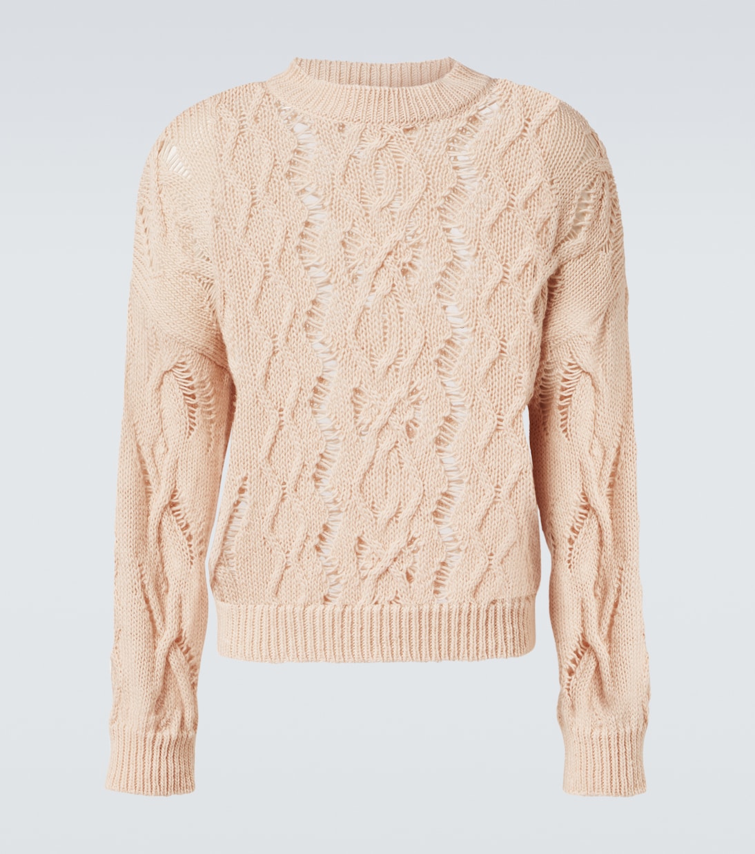 

Шерстяной свитер Cable Sonar с круглым вырезом Our Legacy, Delicate Pink Fisherman Wool