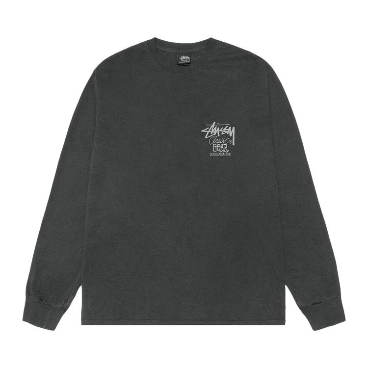 

Футболка Stussy Classic Gear Long-Sleeve Tee Pigment Dyed, Black