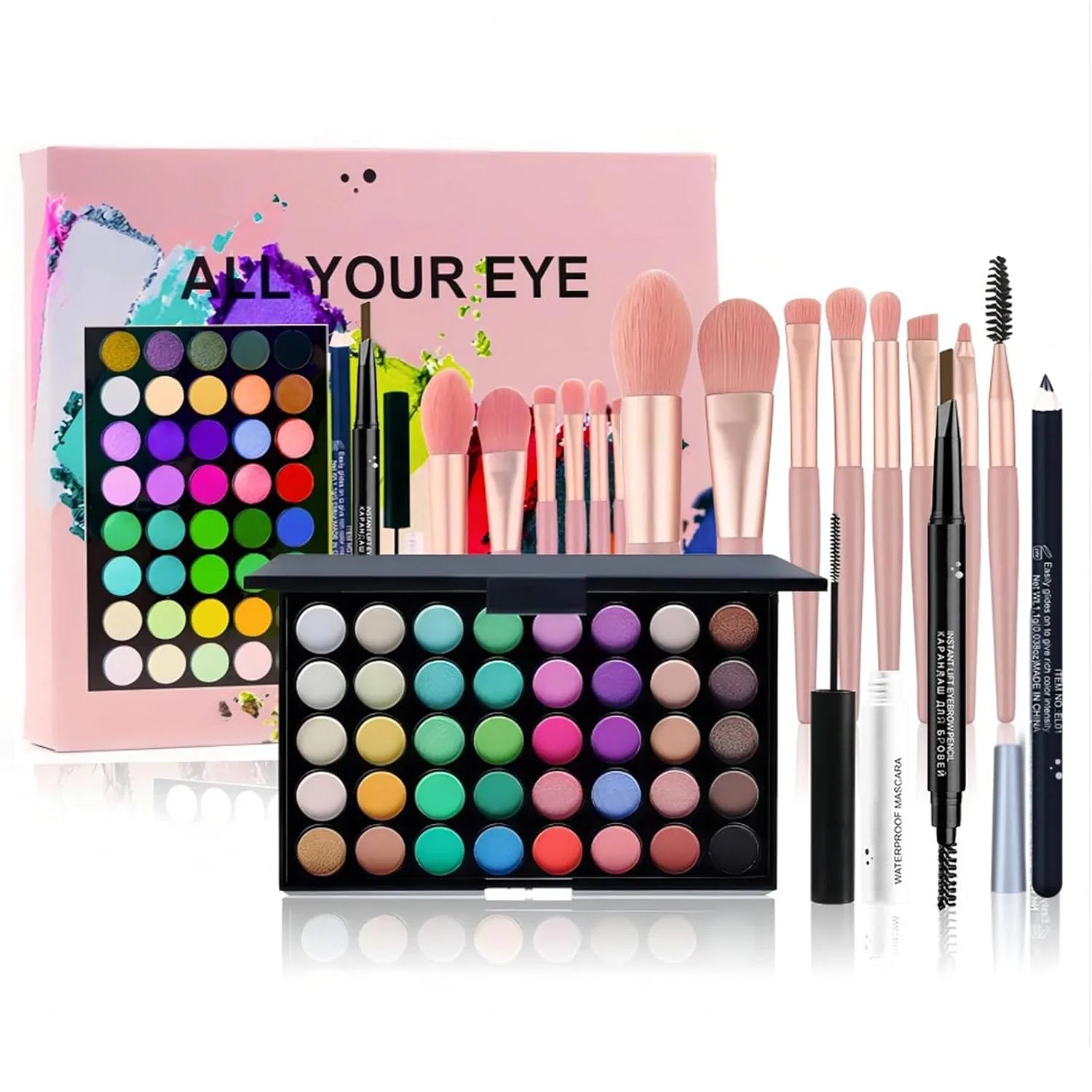 Набор косметики для глаз с 40 цветами теней Wishesmar, Eye Makeup Sets E