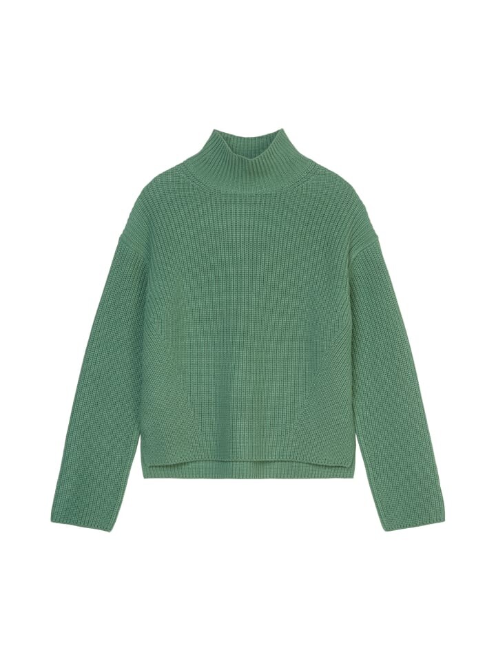 

Пуловер Marc O'Polo DfC Turtleneck-Strickpullover loose, цвет smooth green