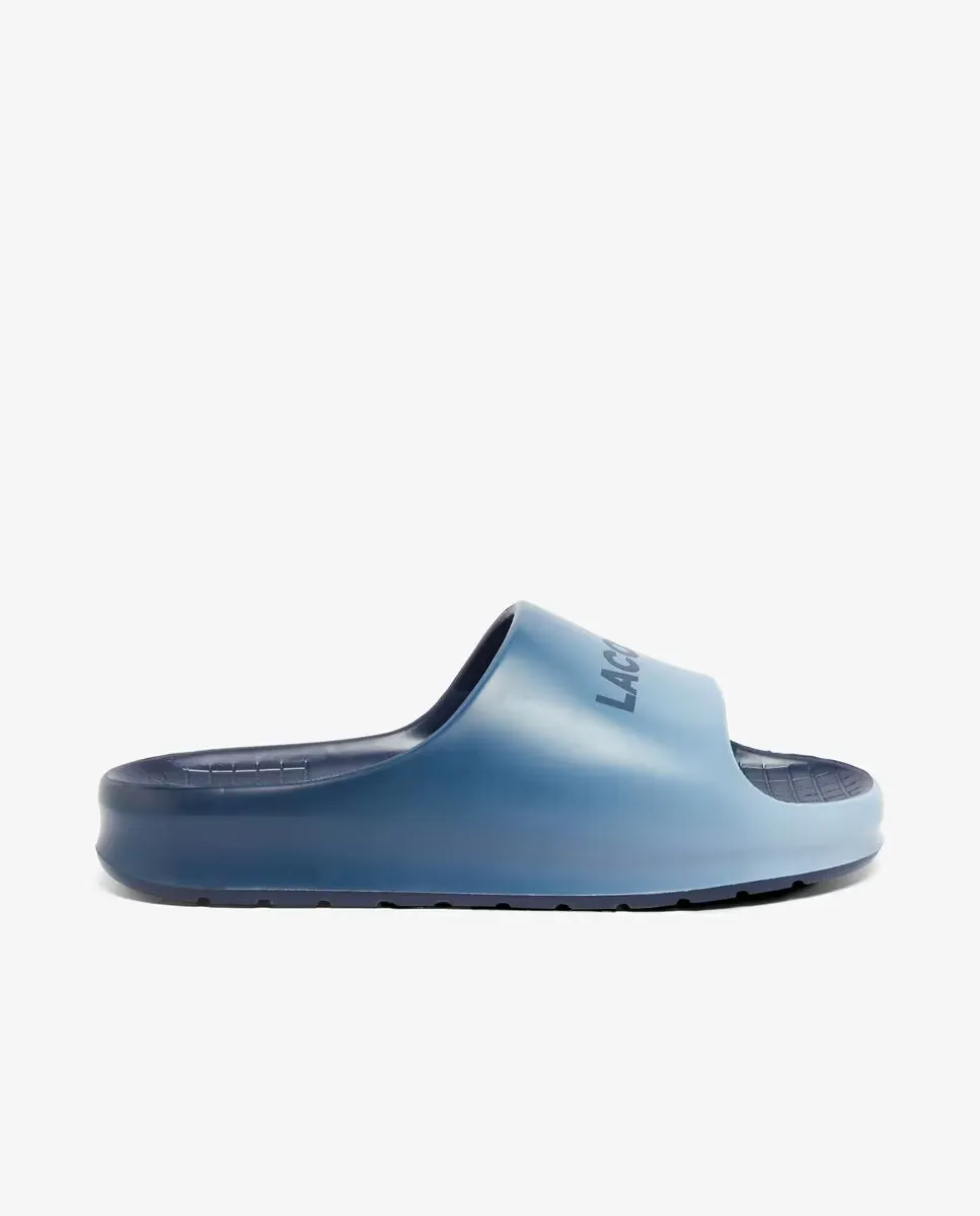 

Мужские шлепанцы Serve Slide 2.0 синего цвета Lacoste, темно-синий