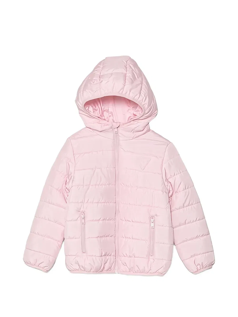 Стеганая куртка с капюшоном Guess Kids, розовый
