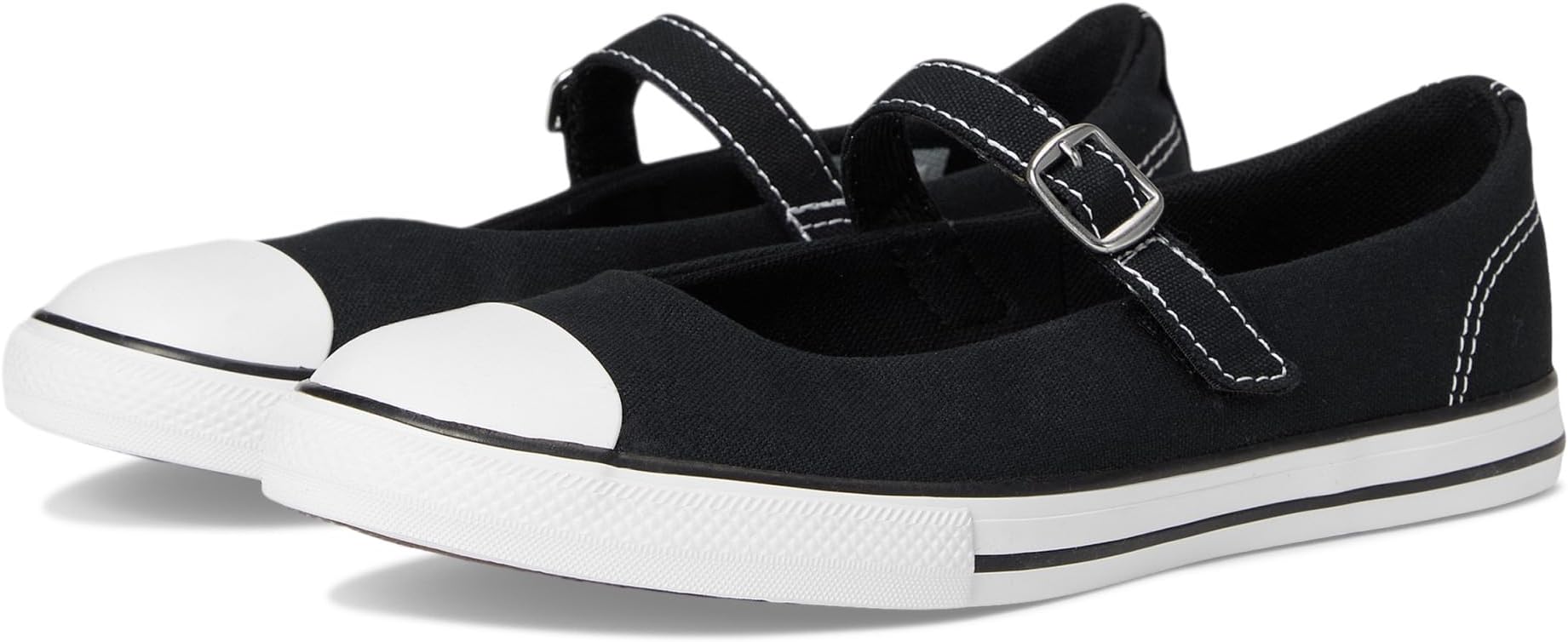 

Кроссовки Converse Kids Chuck Taylor All Star Dainty Mary Jane, цвет Black/White/Black