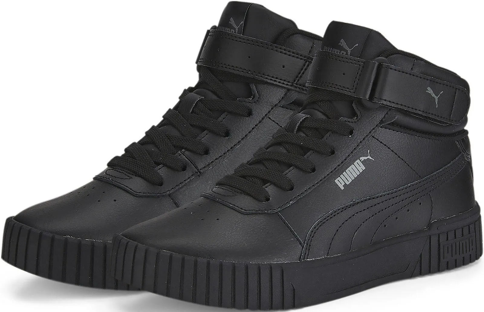 Кроссовки PUMA "CARINA 2.0 MID", цвет Puma Black- Puma Black-Dark Shadow — фото 2