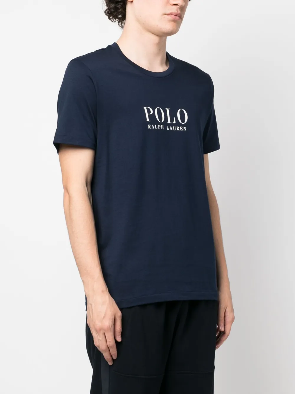 Футболка с логотипом POLO RALPH LAUREN, синий — фото 3
