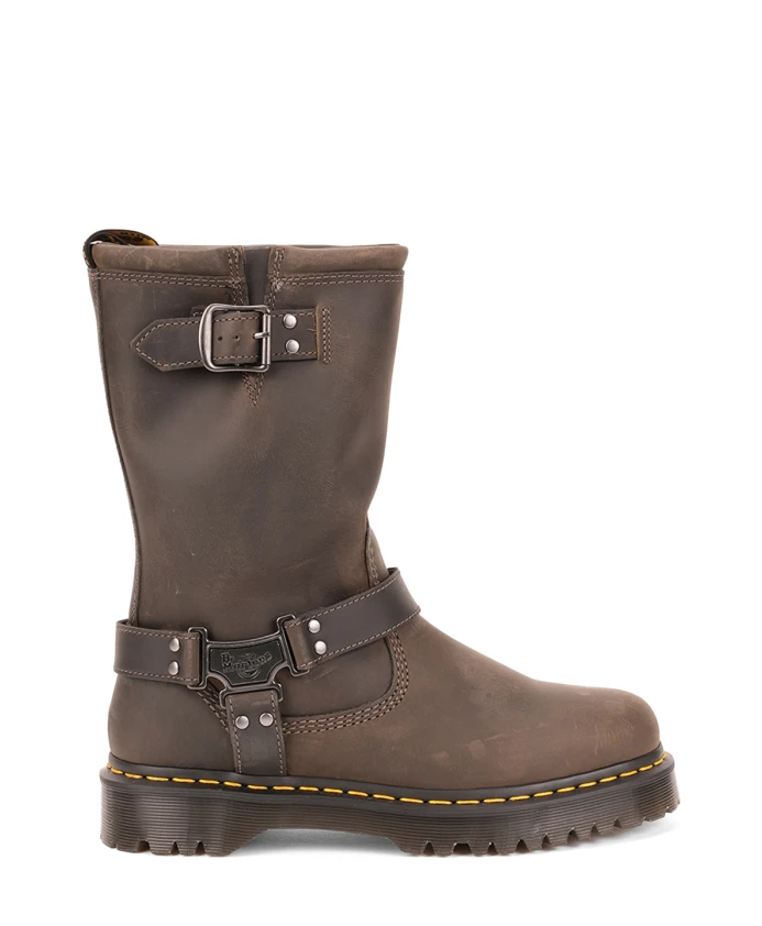 

Плоские серые туфли Anistone Hi Style Dr. Martens, коричневый