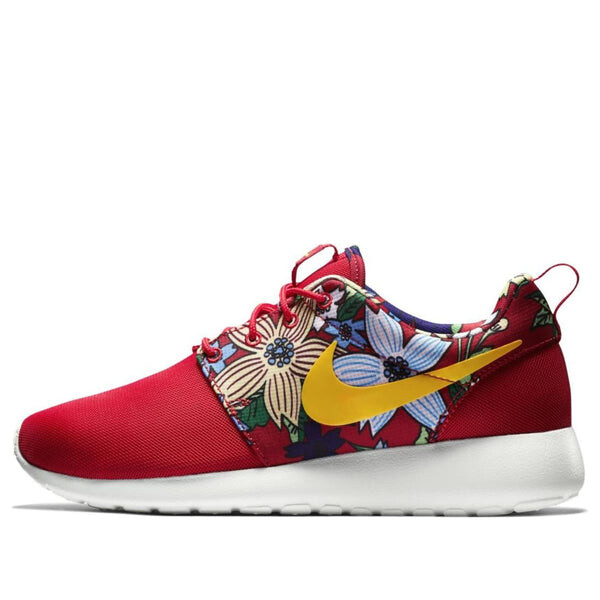 

Кроссовки roshe one print Nike, красный