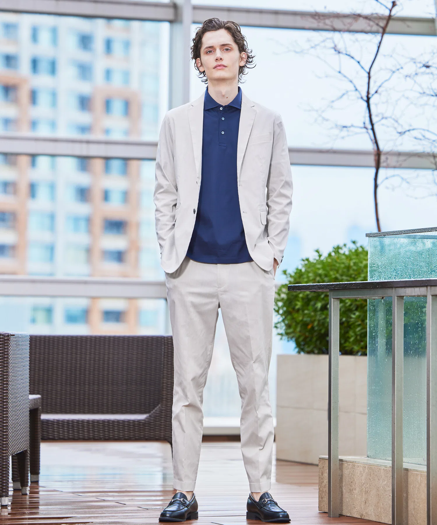 Унисекс лоферы из искусственной кожи ABAHOUSE GRAY коричневые — фото 3