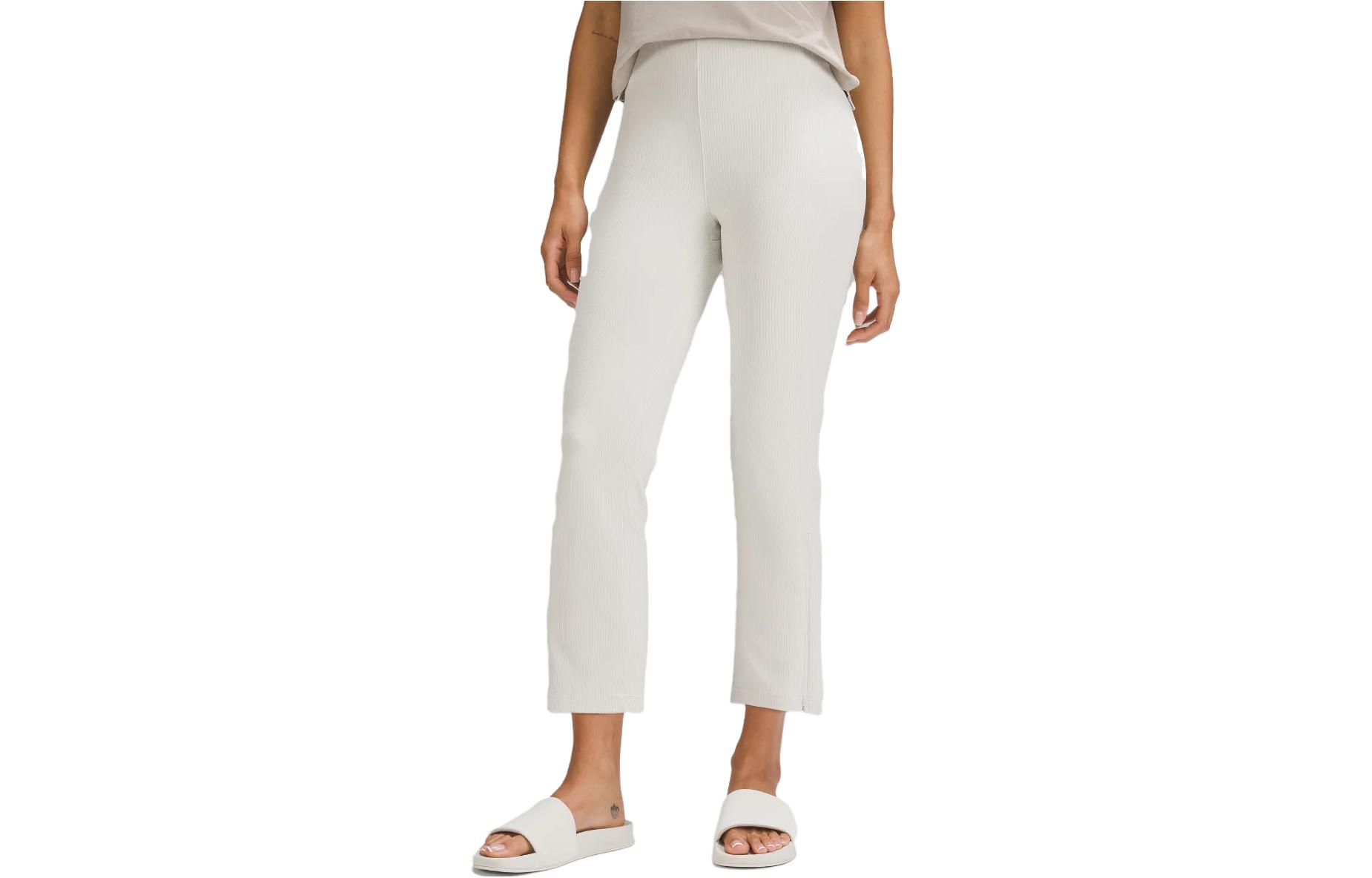 

Мягкие стрейчевые повседневные брюки для женщин Lululemon, белый