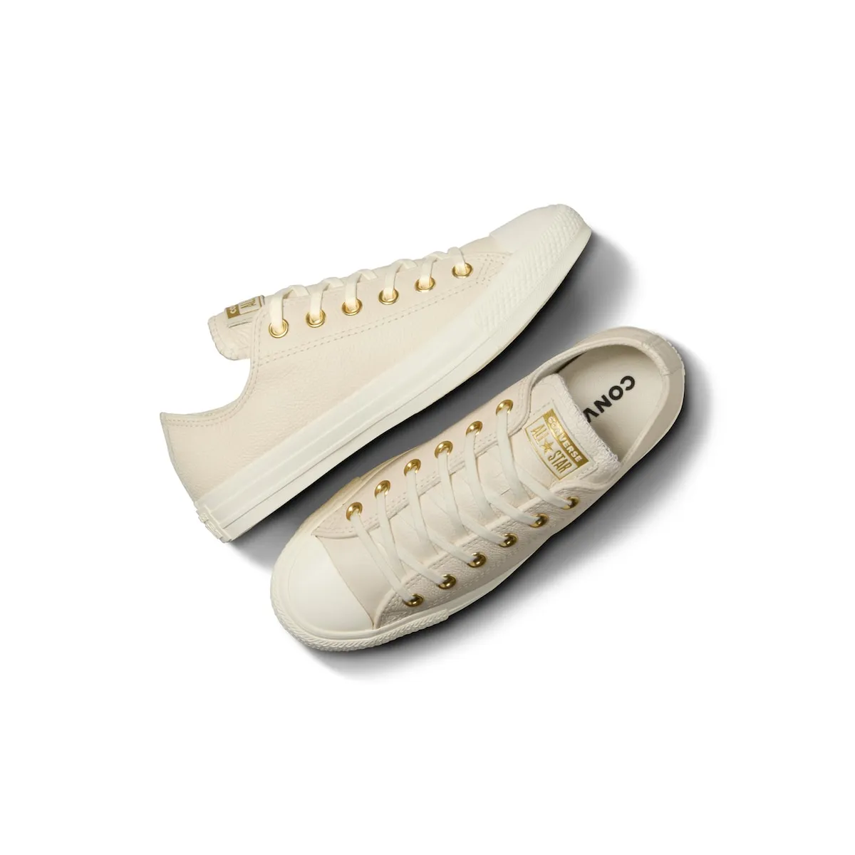 Женские повседневные кеды Chuck Taylor All Star Gold Mono Leather Converse, бежевый — фото 2