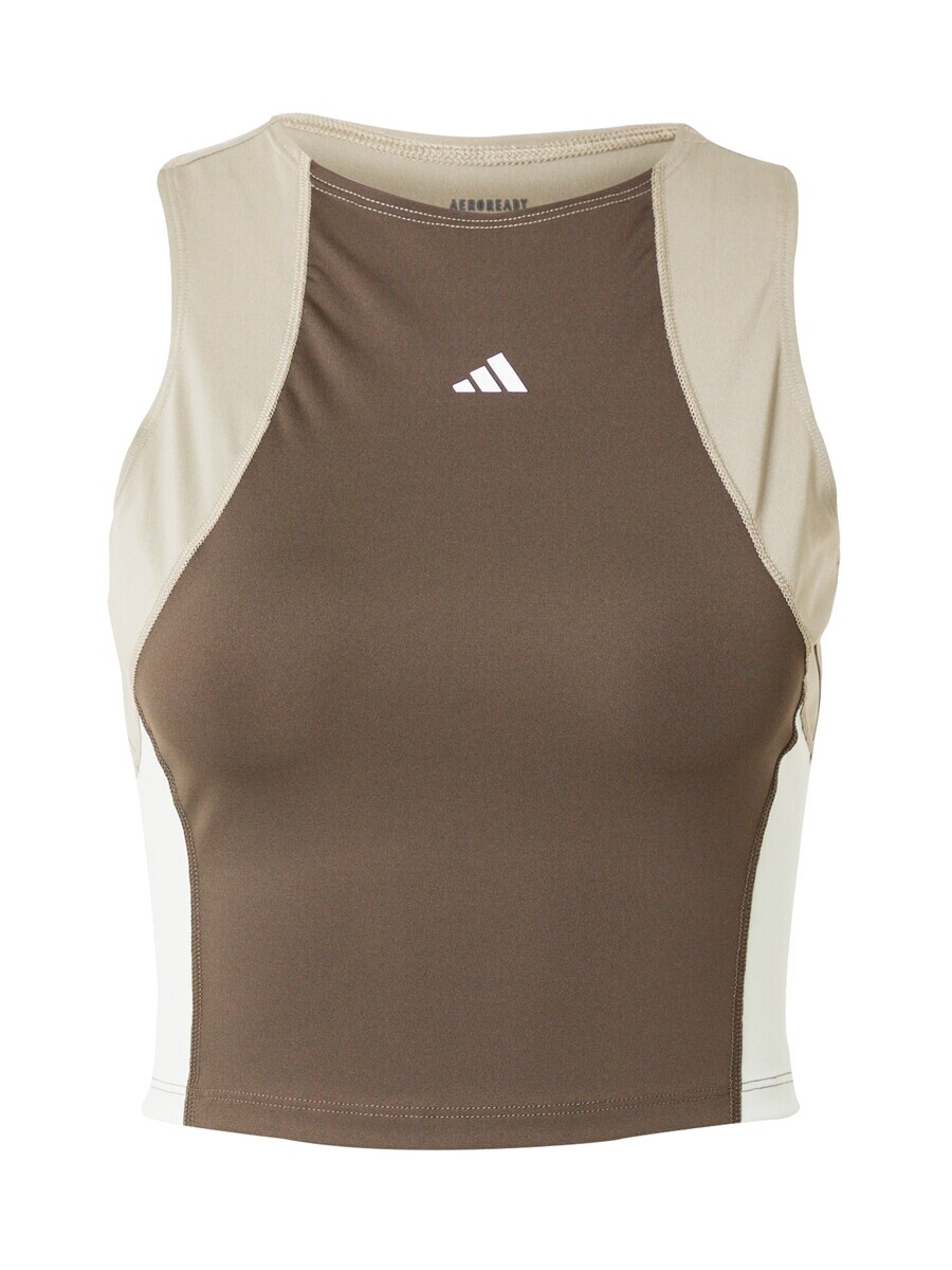 

Спортивный топ ADIDAS PERFORMANCE Sports Top, оливковый/пастельно-зеленый
