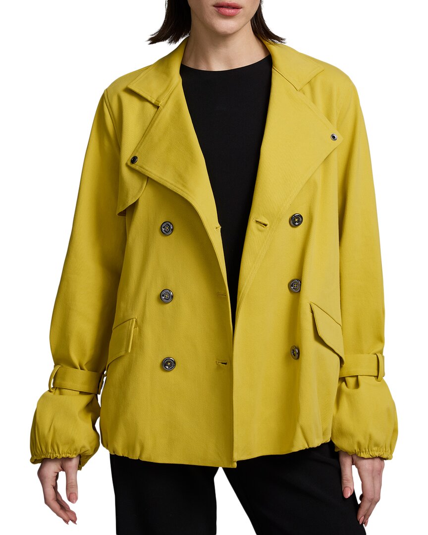 

NIC+ZOE Женское тренч из твила Камерель Nic + Zoe, Citron