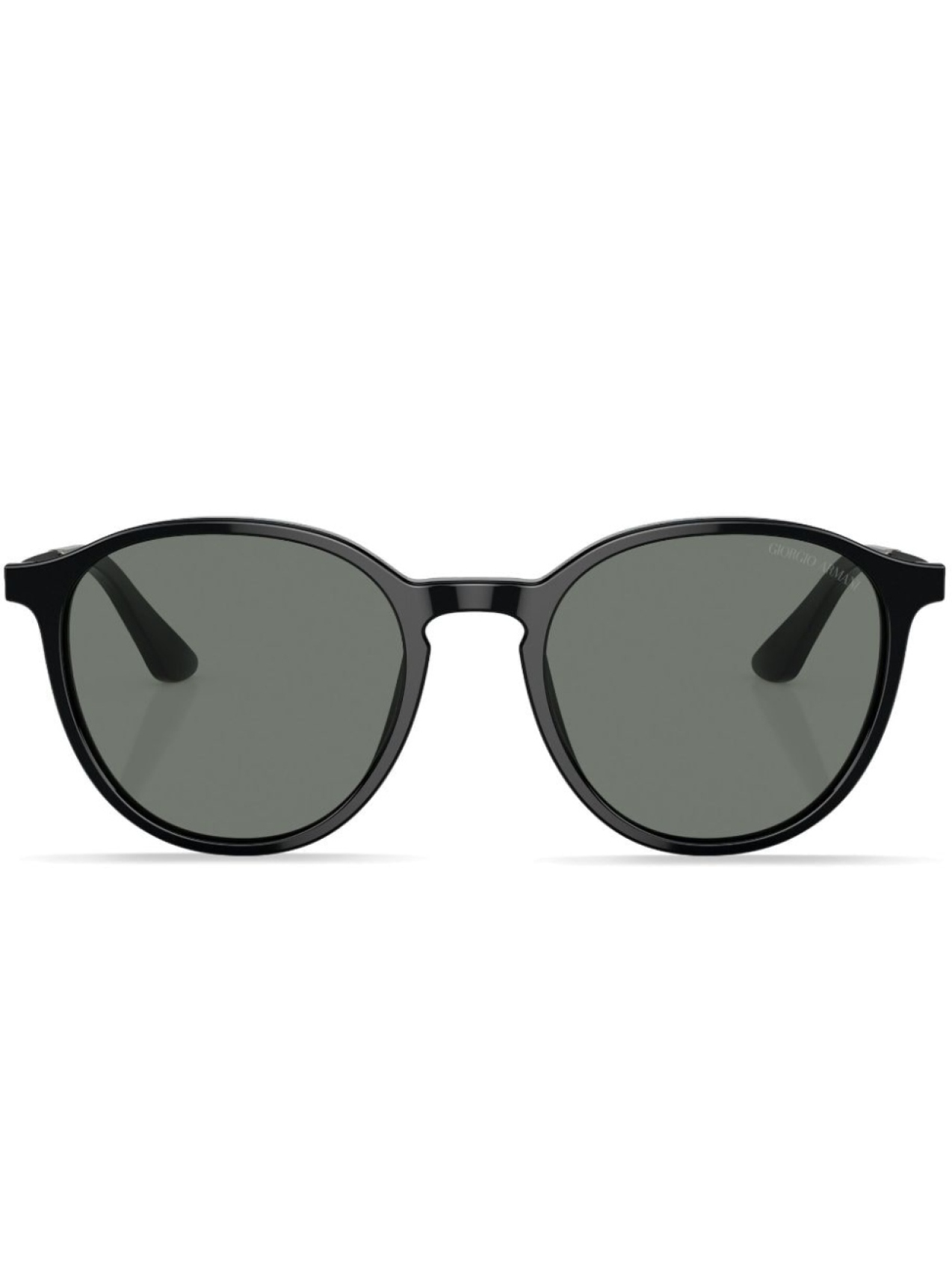 

Giorgio Armani round-frame sunglasses, черный