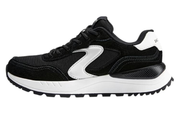 

Кроссовки женские с низким верхом, черные/белые Skechers