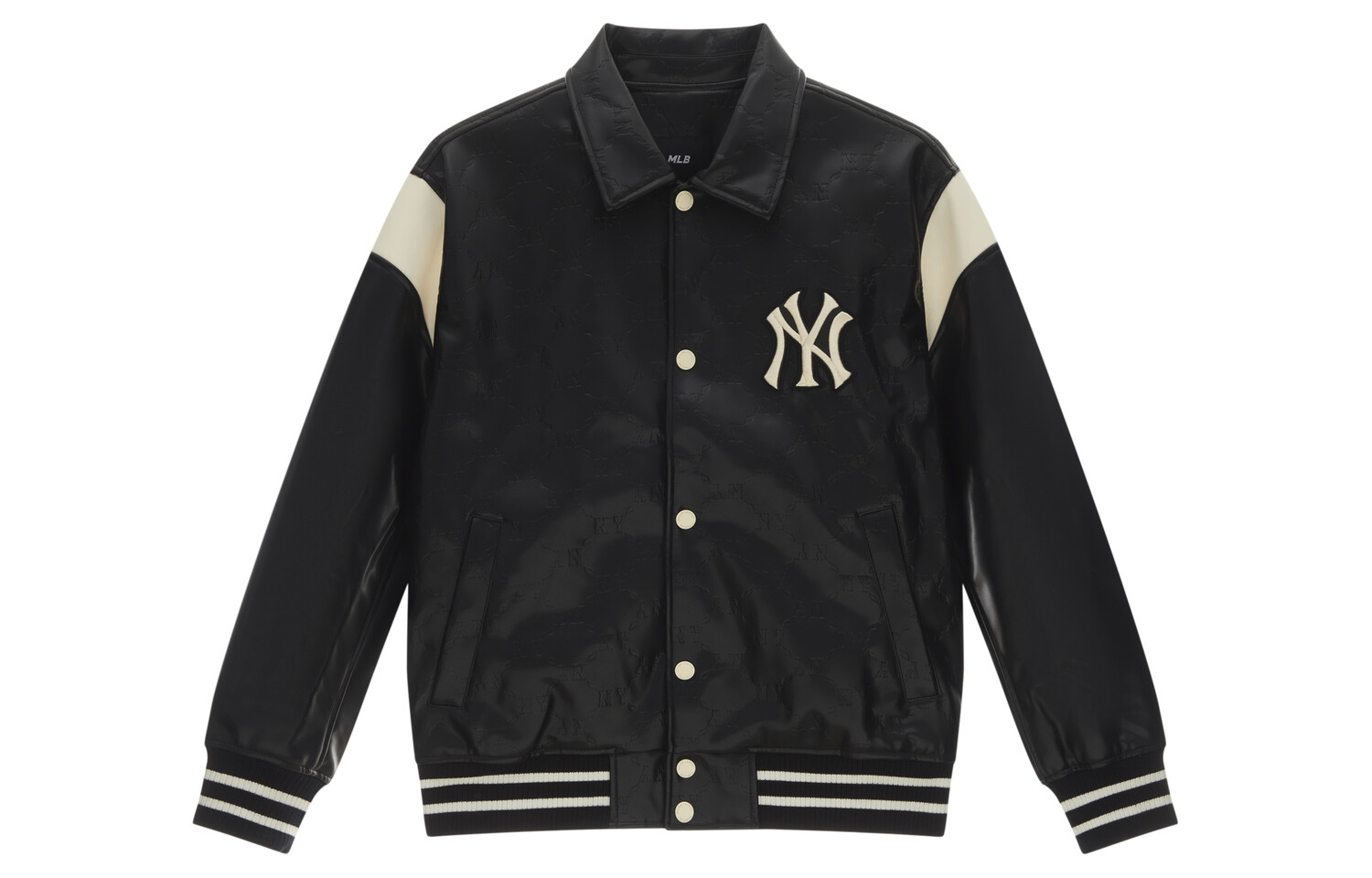 

MONOGRAM Reading Collection Бейсбольная куртка унисекс черного цвета Mlb