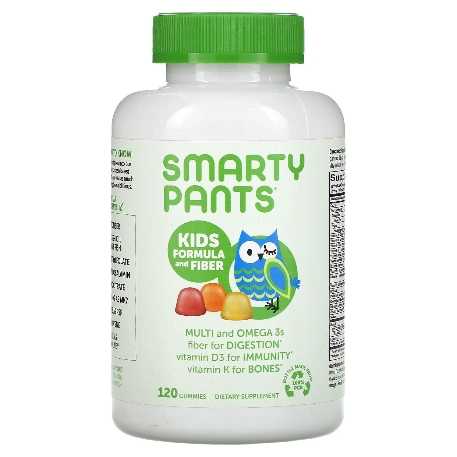 

SmartyPants Kids Complete and Fiber Multivitamin 120 Gummies