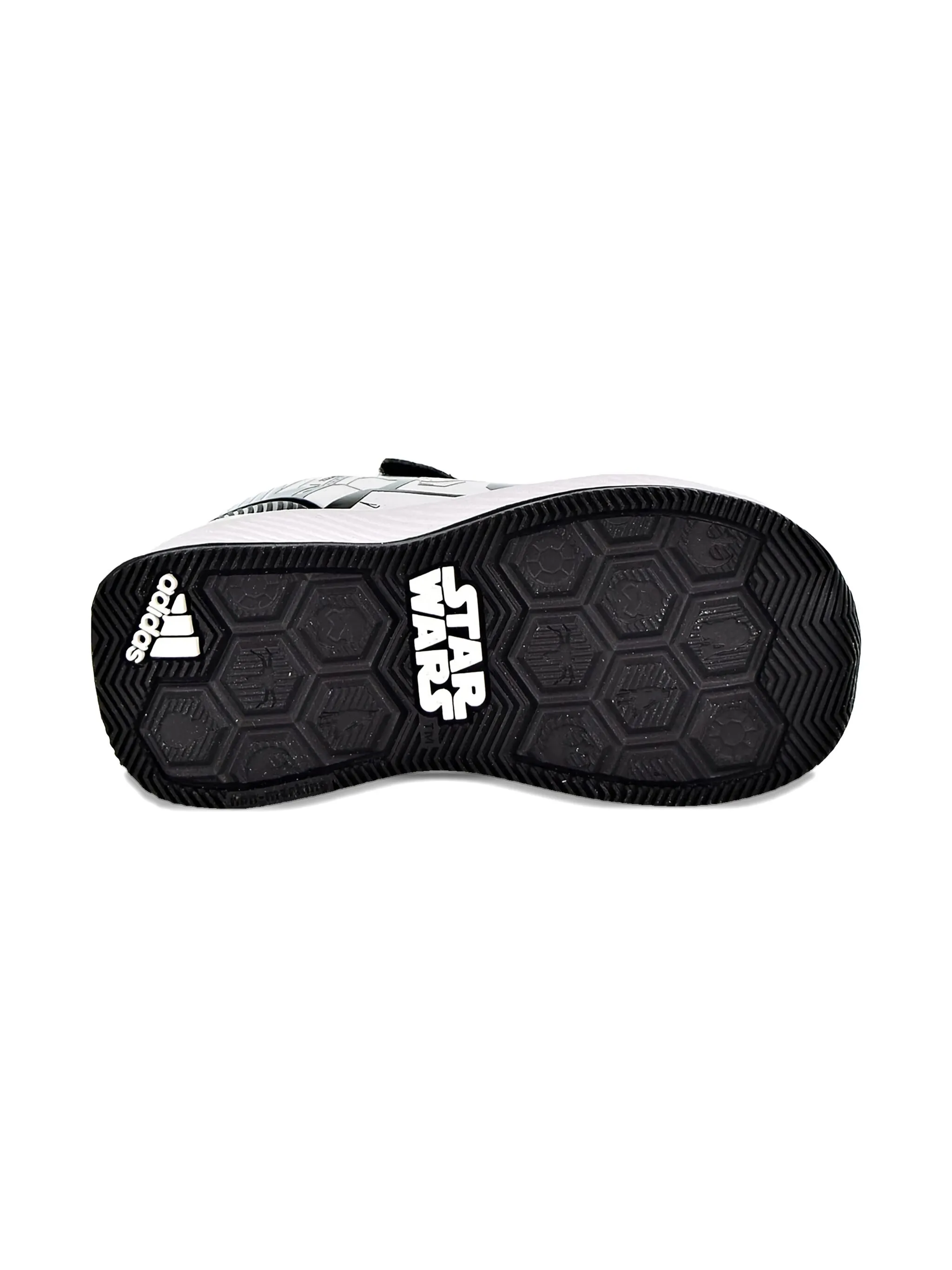 Кроссовки RapidaRun Star Wars - Core Black/Cloud White/Scarlet Adidas Kids, белый — фото 3