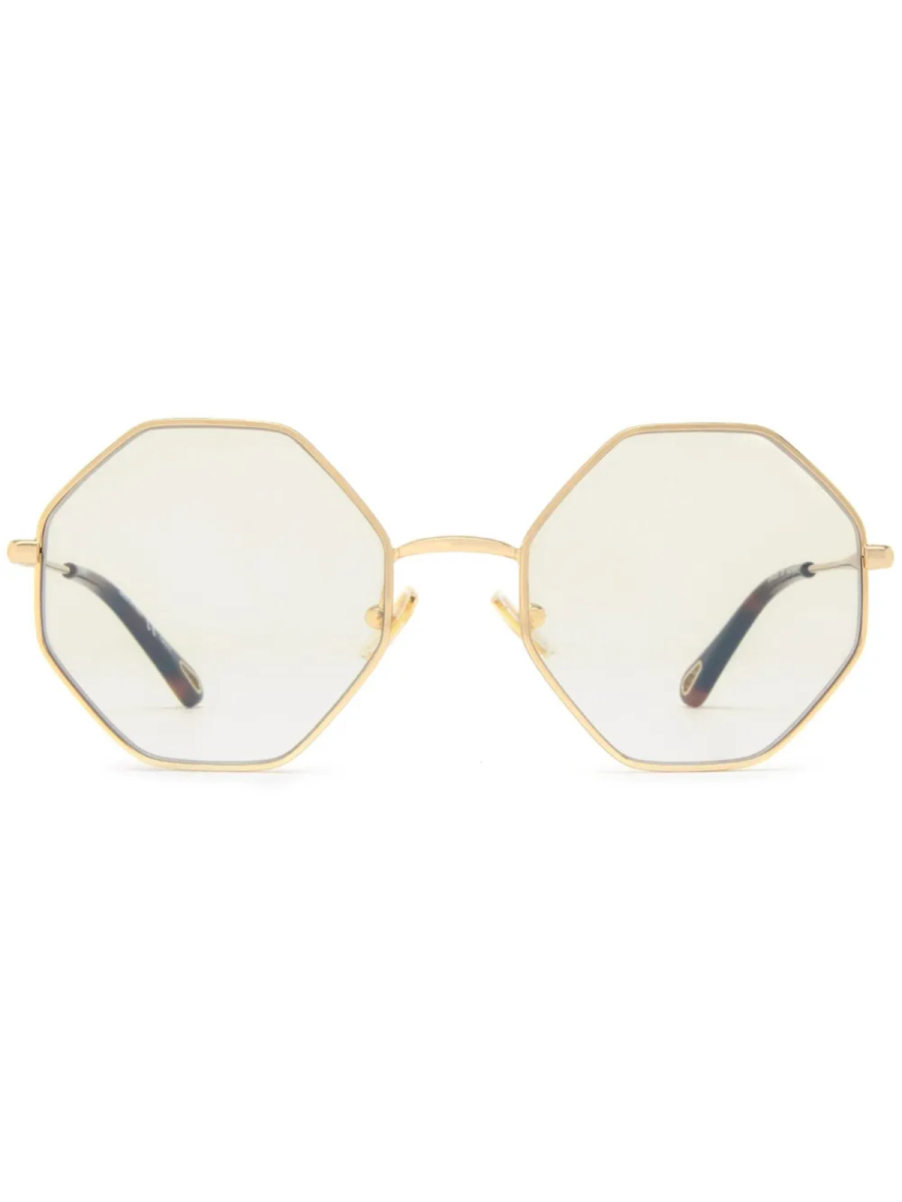 

Chloé Eyewear солнцезащитные очки в круглой оправе, золотой