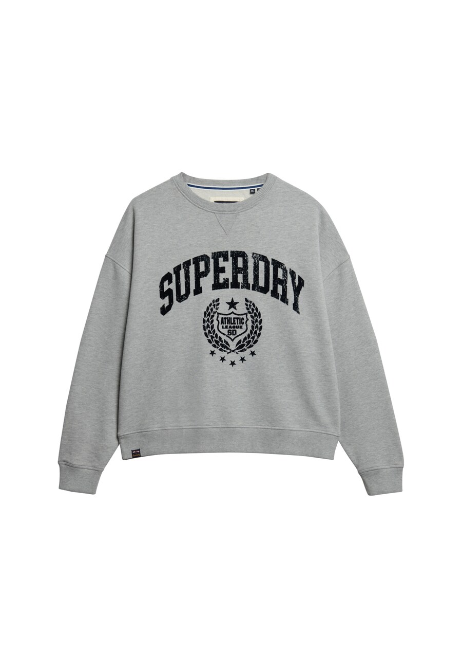 

Толстовка Superdry, пятнистый серый