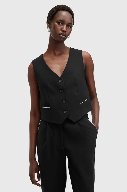 

Жилет с добавлением шерсти ATLAS KRYS WAISTCOAT Allsaints, черный