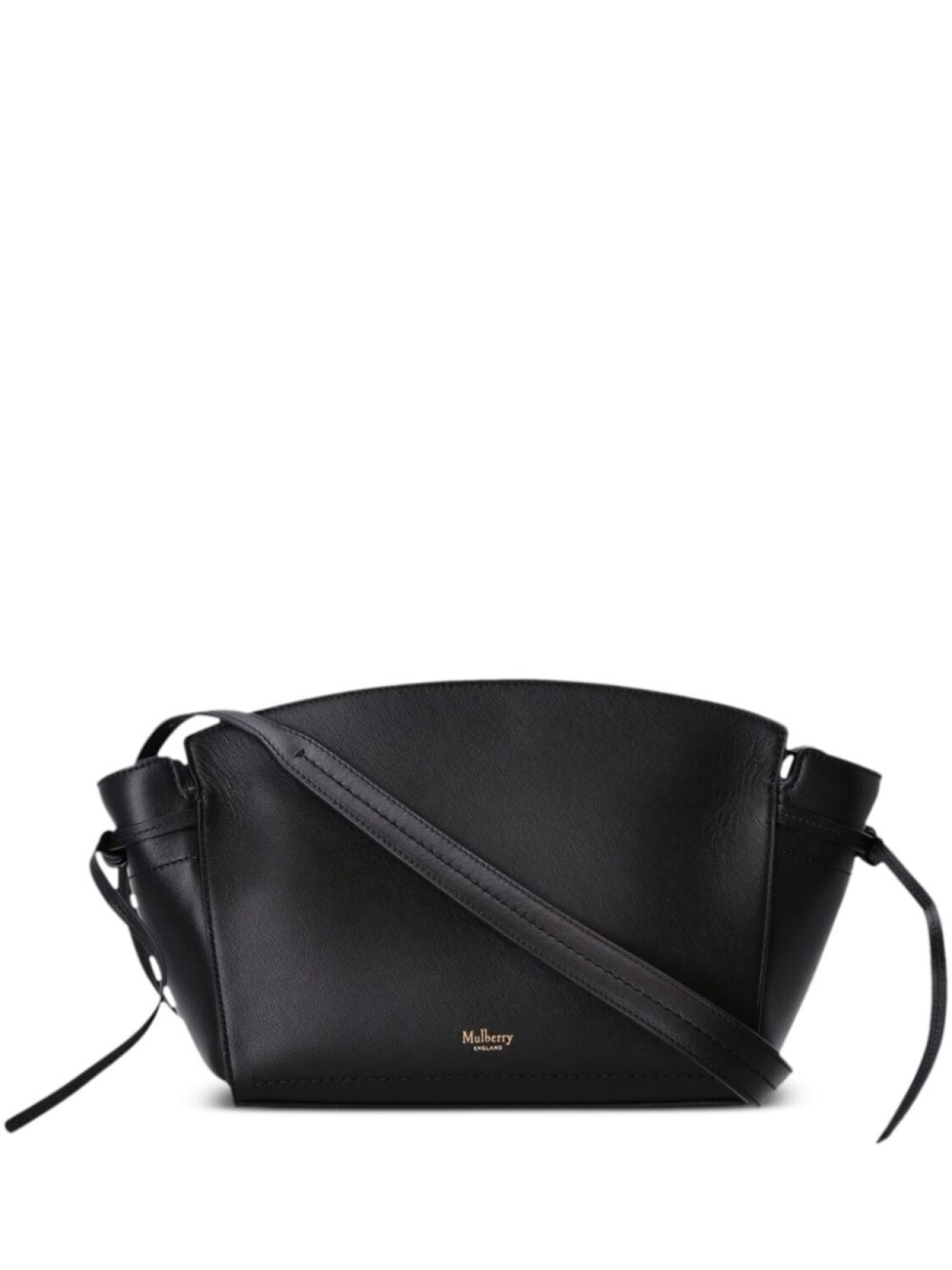 

Mulberry мини-сумка через плечо Clovelly с логотипом, черный