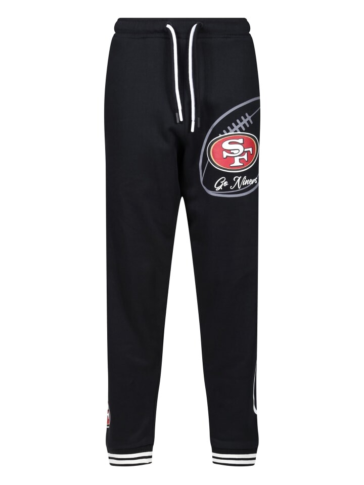 

Тканевые брюки Re:Covered Jogginghose NFL 49ERS Go Niner, черный
