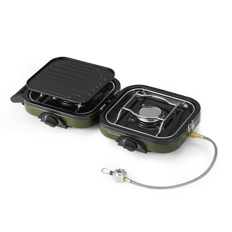 

Складная газовая плита Phantom Dual Fuel на 3-5 человек, нержавеющая сталь, холоднокатаный стальной лист NATUREHIKE, зеленый