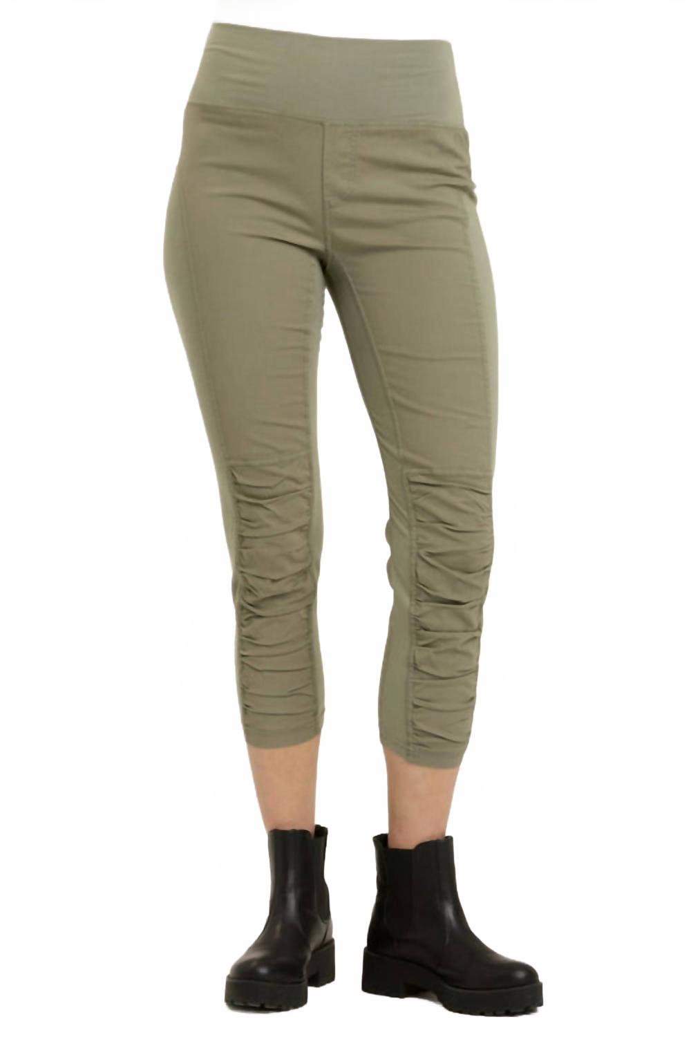 

Высокие джинсы-джоггеры оливкового цвета XCVI