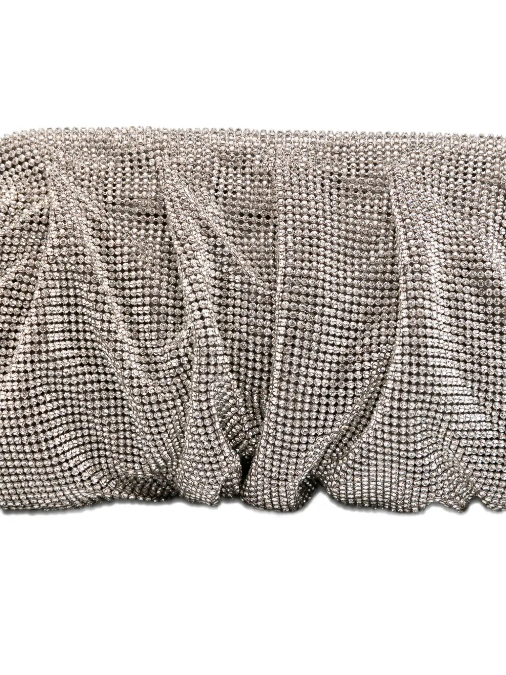 

Клатч, украшенный кристаллами Benedetta Bruzziches, серебряный