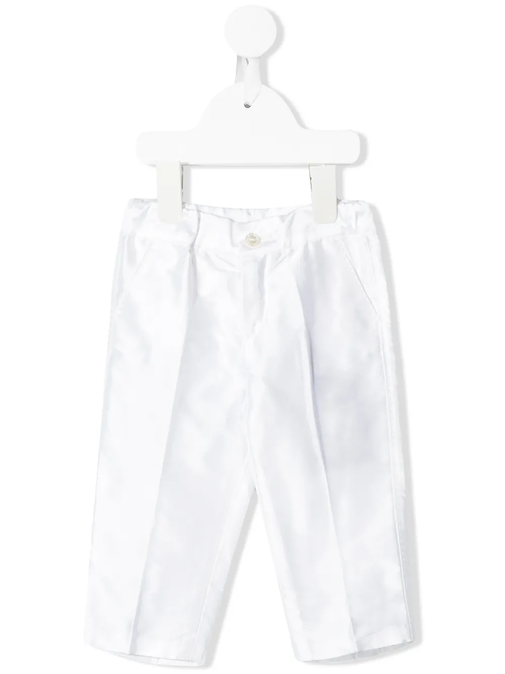 

Брюки прямого кроя Dolce & Gabbana Kids, белый