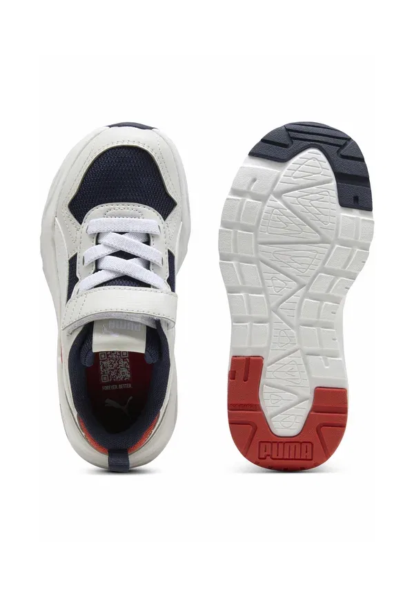 Кроссовки детские Puma Trinity 2 lt ac+ ps, темно-синий-белый-серый-красный — фото 3
