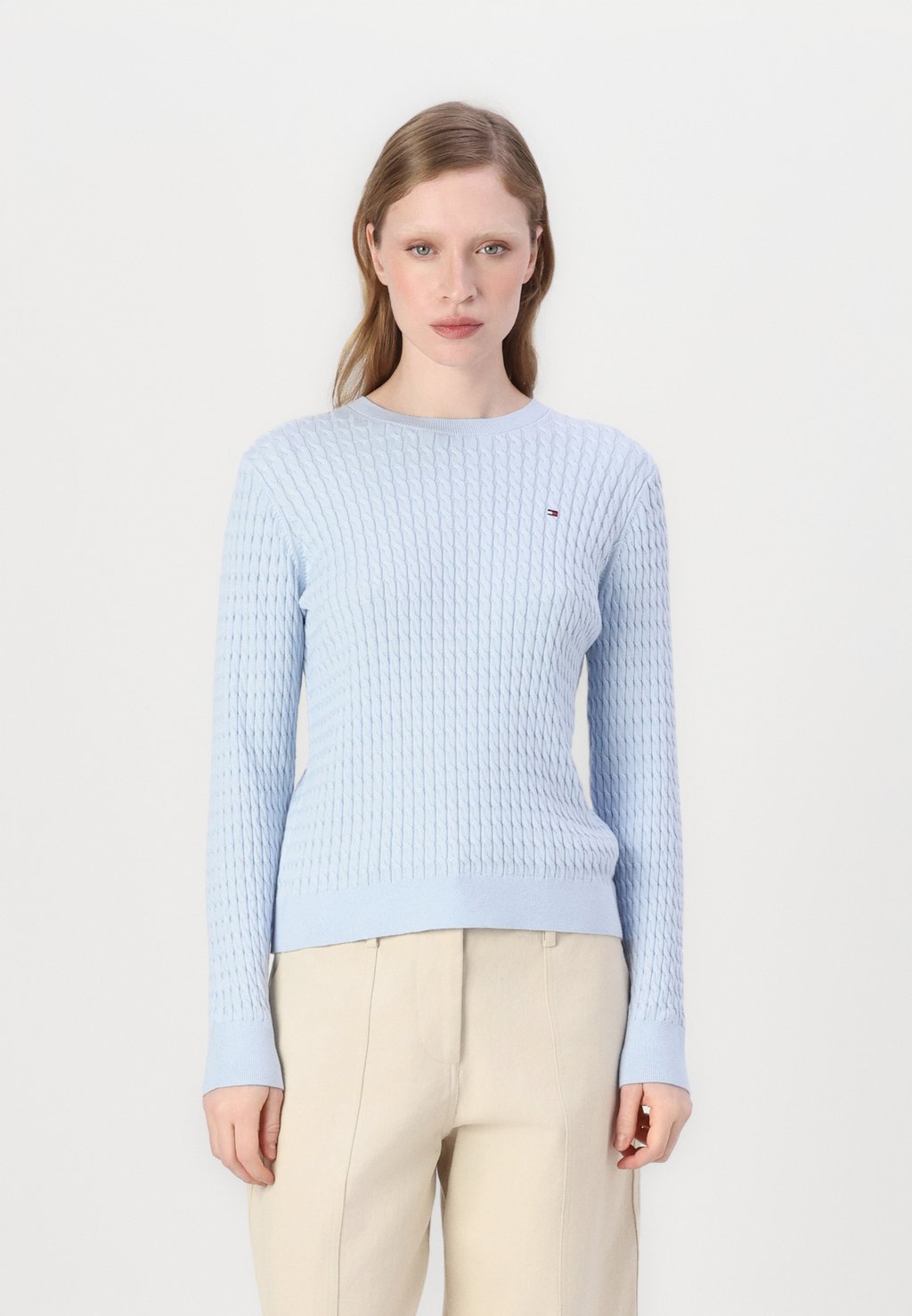 

Джемпер CABLE FINE Tommy Hilfiger, светло-голубой