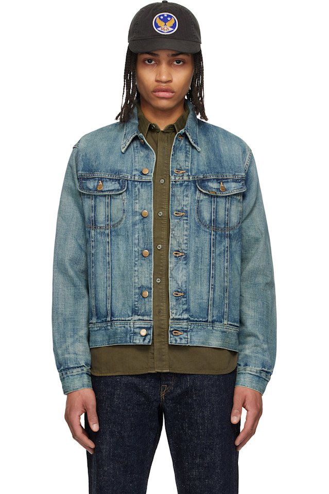 

Лот 271 джинсовая куртка Rrl, цвет leeland wash