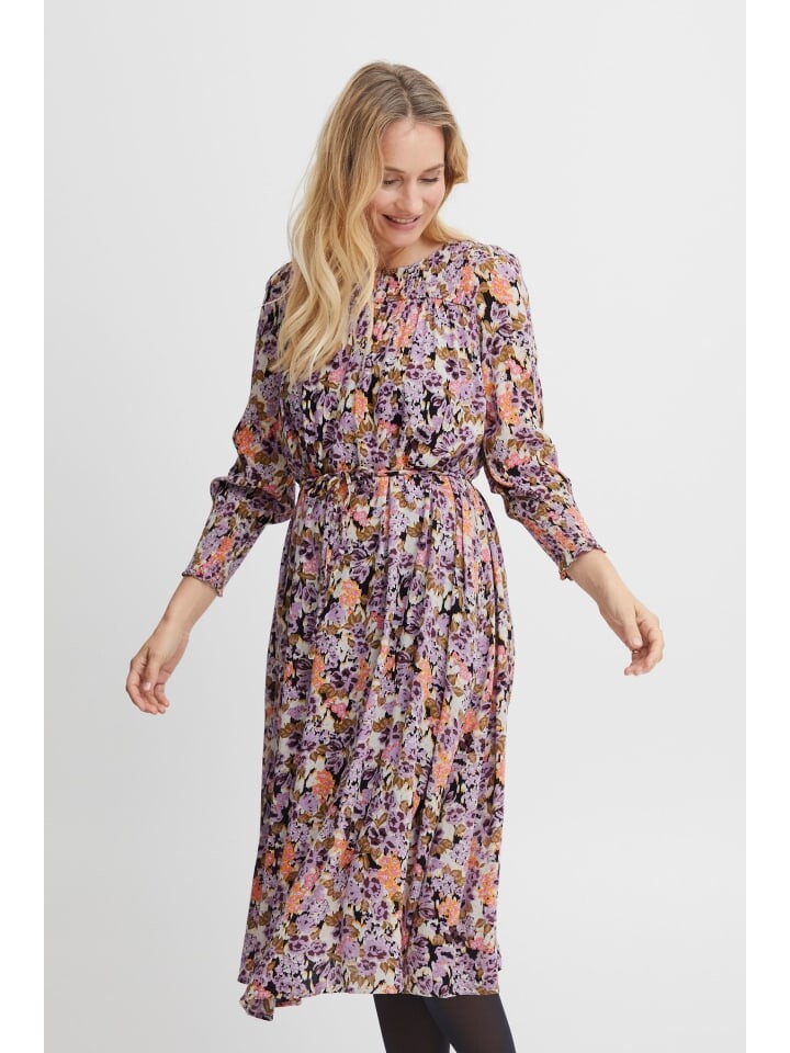 

Короткое платье Fransa Blusenkleid FRNYNNE DR 1 - 20611706 Feminines Kleid mit Muster, красочный