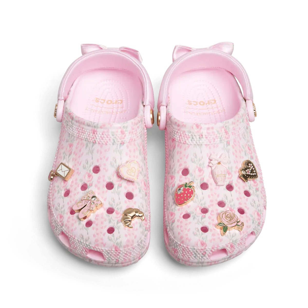 Классические сабо LoveShackFancy Crocs, Pink Milk — фото 4