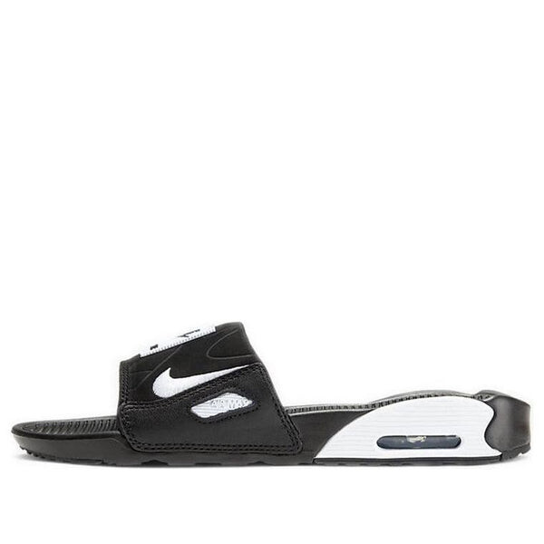 Тапочки air max 90 slide 'black white' Nike, черный