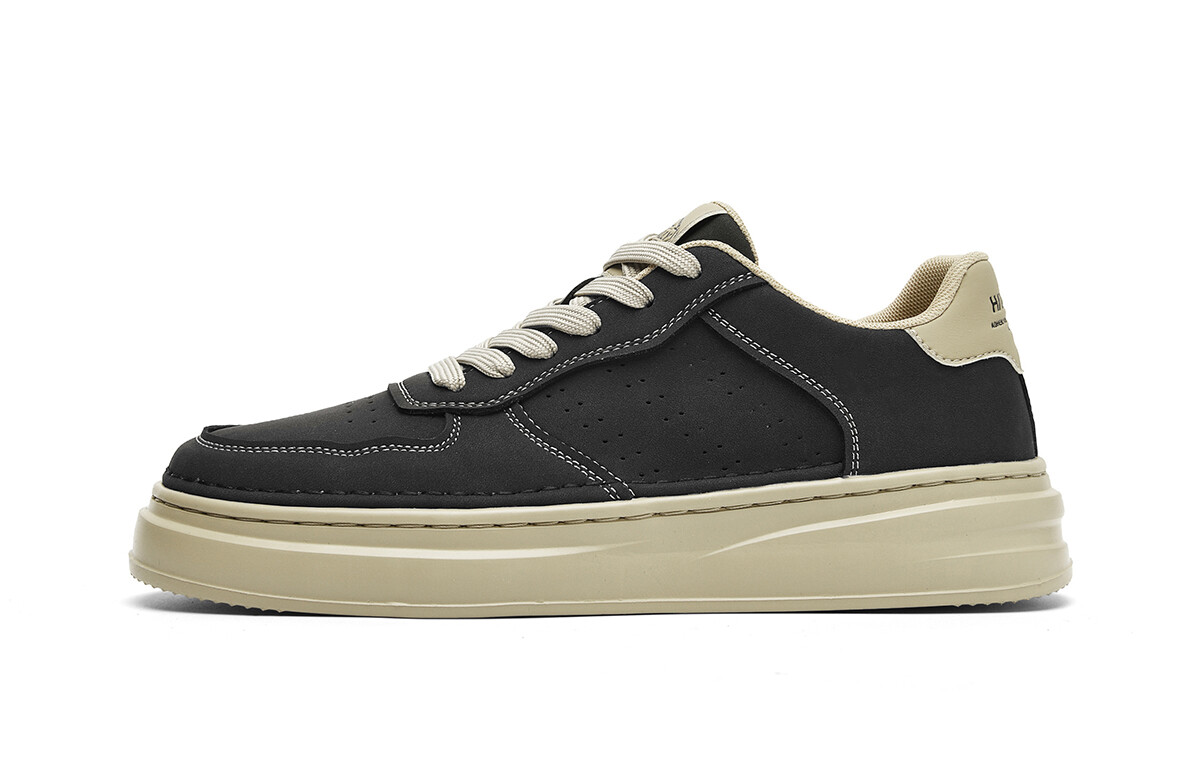 

Кеды мужские, обувь для скейтбординга низкая Hla, цвет Black Gray