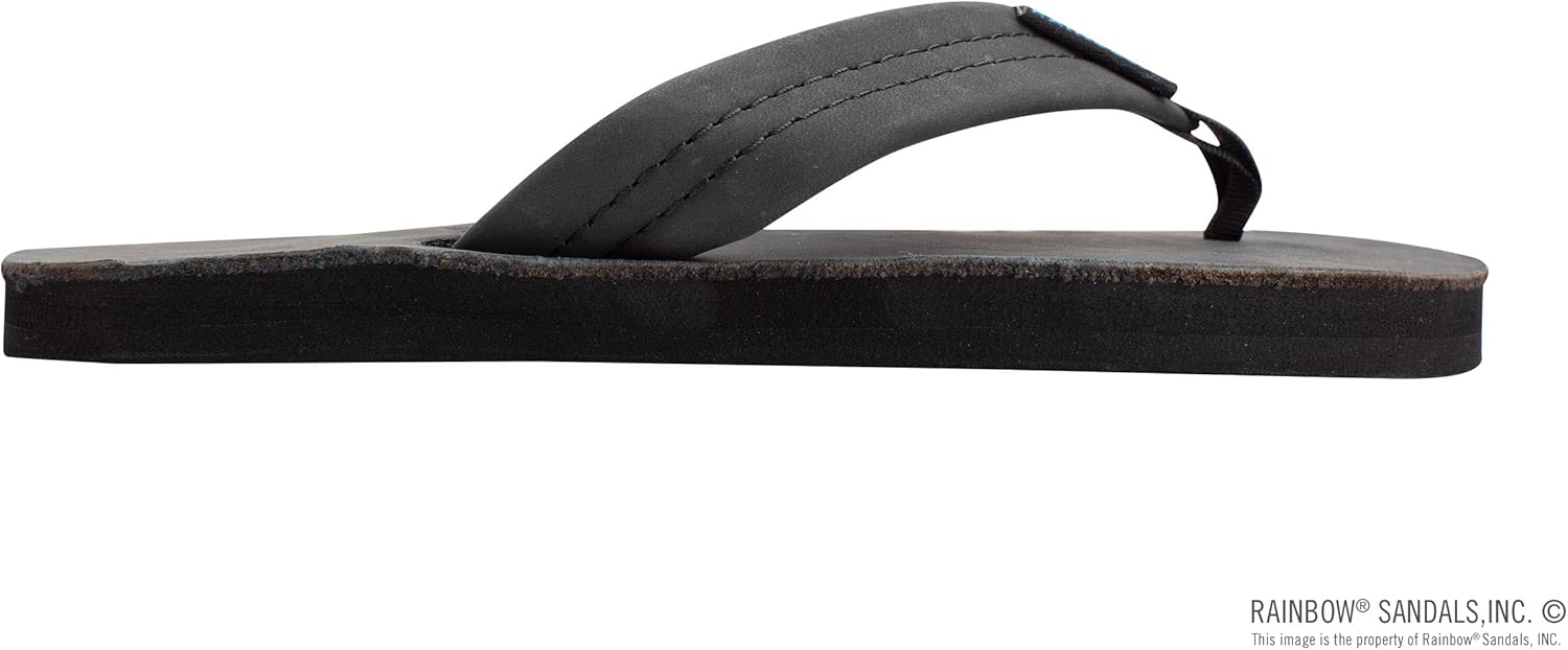 Детские сандалии Rainbow, однослойные, из высококачественной кожи Rainbow Sandals, черный — фото 4