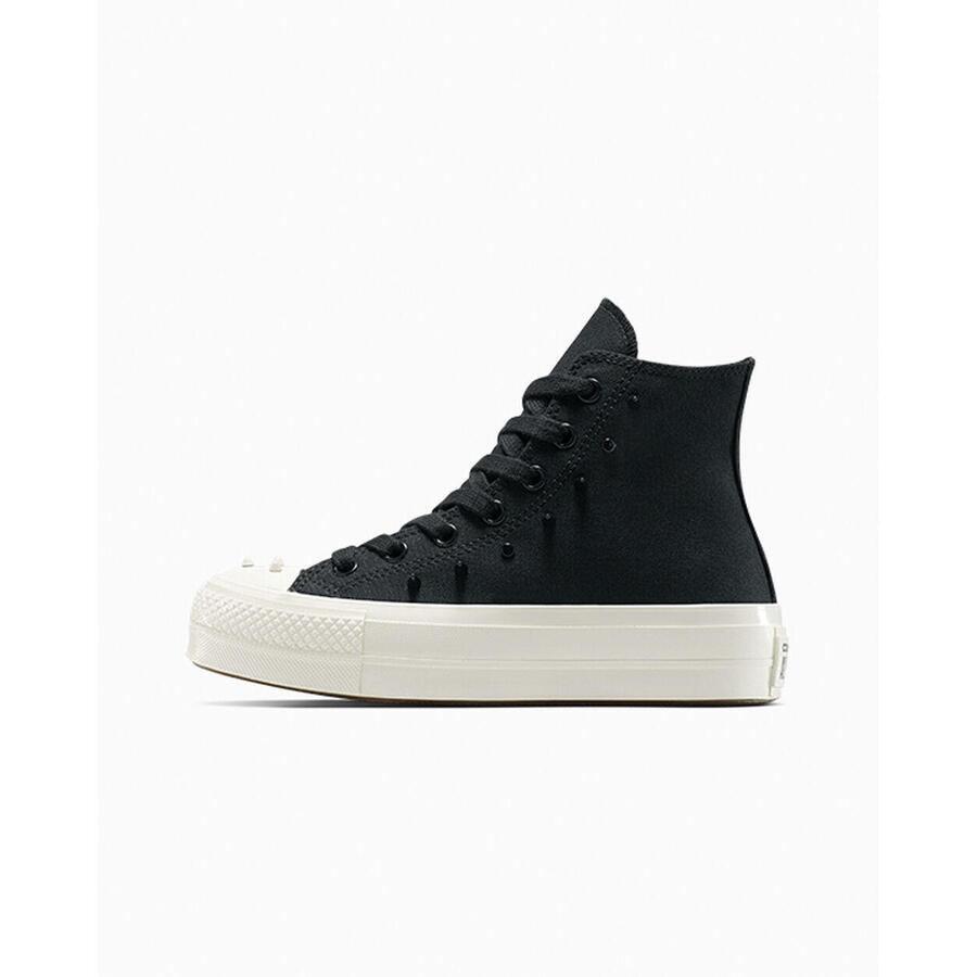 Кроссовки Converse Chuck Taylor All Star Lift, черные, женские — фото 4