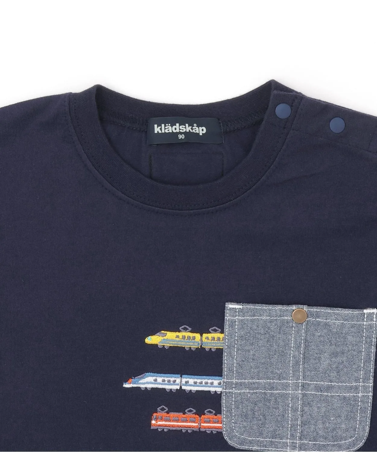 Футболка с длинным рукавом для тренировок, доставать из кармана Kladskap, Navy blue — фото 3