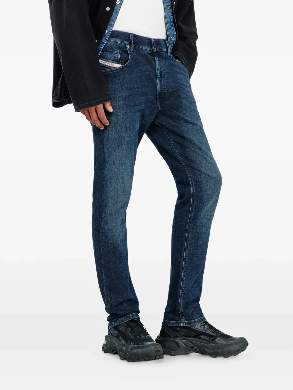 Джинсы Joggjeans прямого кроя 2032 D-Krooley-BW DIESEL, синий — фото 4